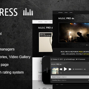 MusicPress - A Timeless Audio Theme